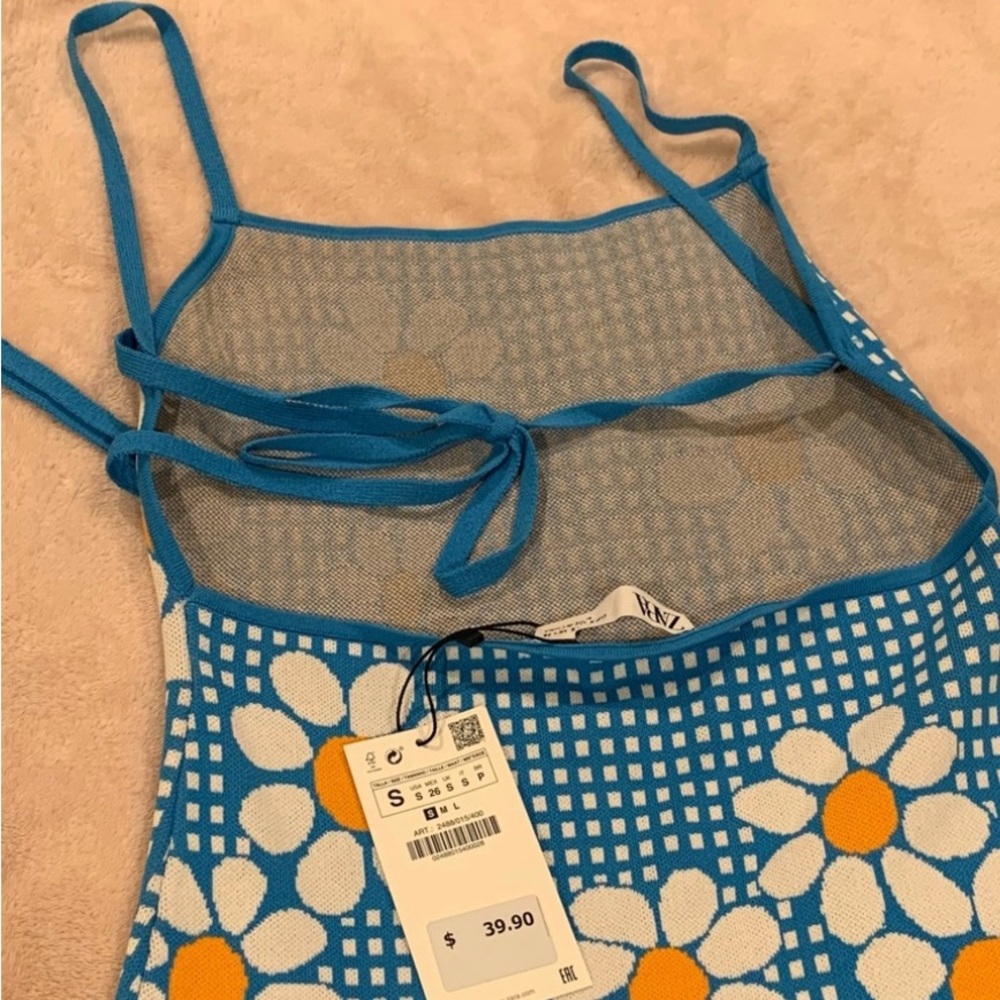 Zara Daisy Jacquard Dress (NWT) - Picture 3 of 4